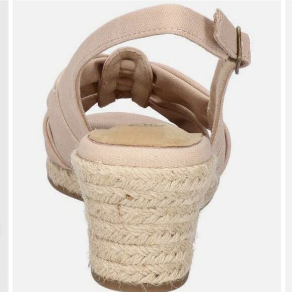 New BELLA VITA Women's Cheerful Espadrille Wedge Sandals 8.5 W wide - Picture 4 of 6